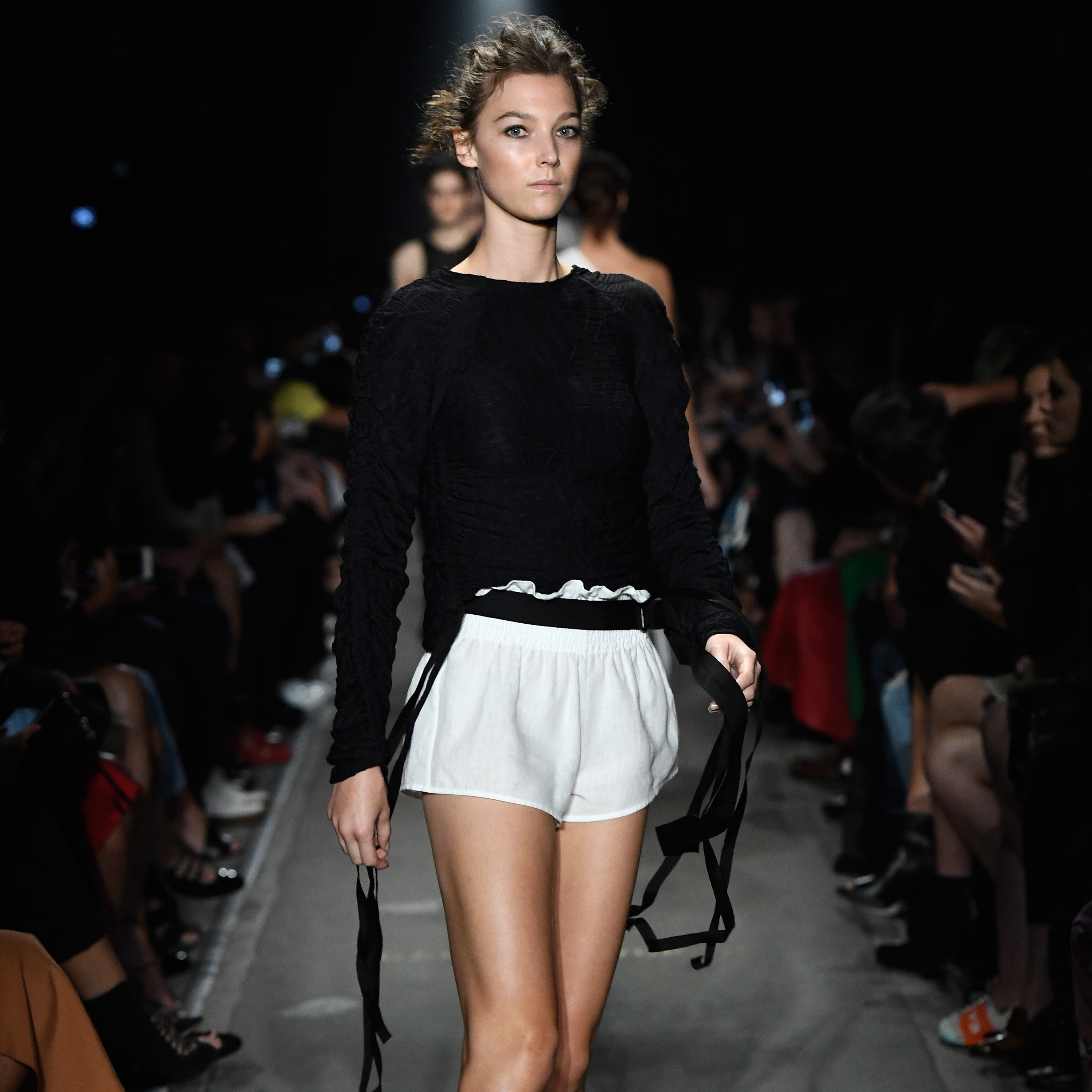 SYDNEY, AUSTRALIA - MAY 16: A model walks the runway during the Georgia Alice show at Mercedes-Benz Fashion Week Resort 17 Collections at Carriageworks on May 16, 2016 in Sydney, Australia. (Photo by Stefan Gosatti/Getty Images)